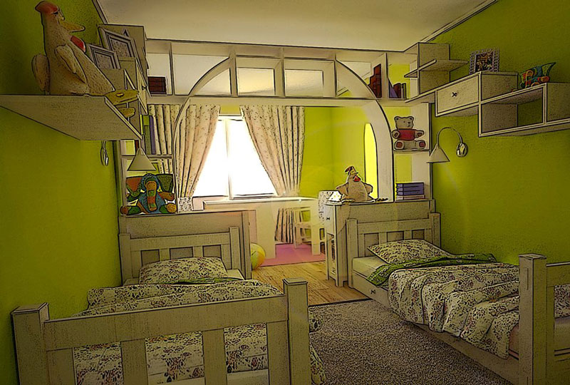 Детская комната фото и варианты планировки в современном стиле