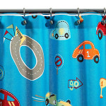 Цветовая гамма шторы для детской комнаты мальчика.