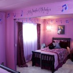 Фиолетовый интерьер комнаты для девочки подростка фото