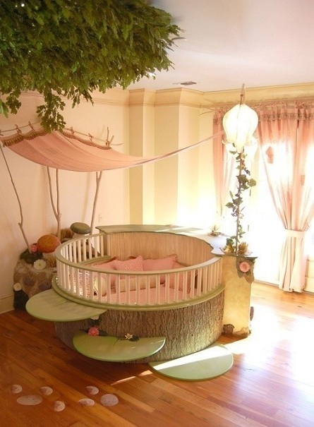 Необычный интерьер детской комнаты малыша