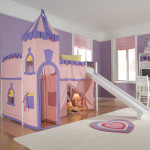 Дизайн проект детской комнаты для двух девочек Замок