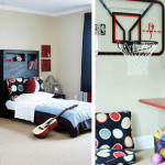 Спортивный дизайн детской комнаты для двух мальчиков
