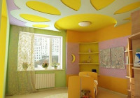 Желтый цвет стен в детской