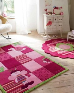 Яркие детские ковры для девочек фото