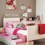 Кровати для девочек фото с текстилем в горошек