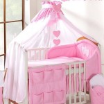 Розовый балдахин на детскую кроватку своими руками пошагово