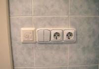 Проводка в ванной комнате и ее особенности