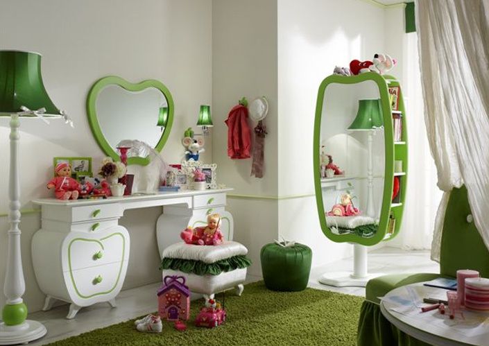 Значение зеркала в интерьере детской комнаты