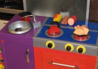 Детская игровая кухня своими руками