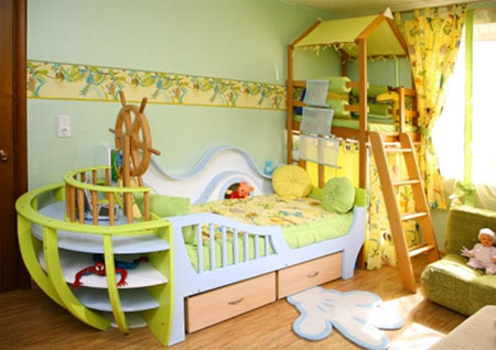 Варианты оформления детских комнат